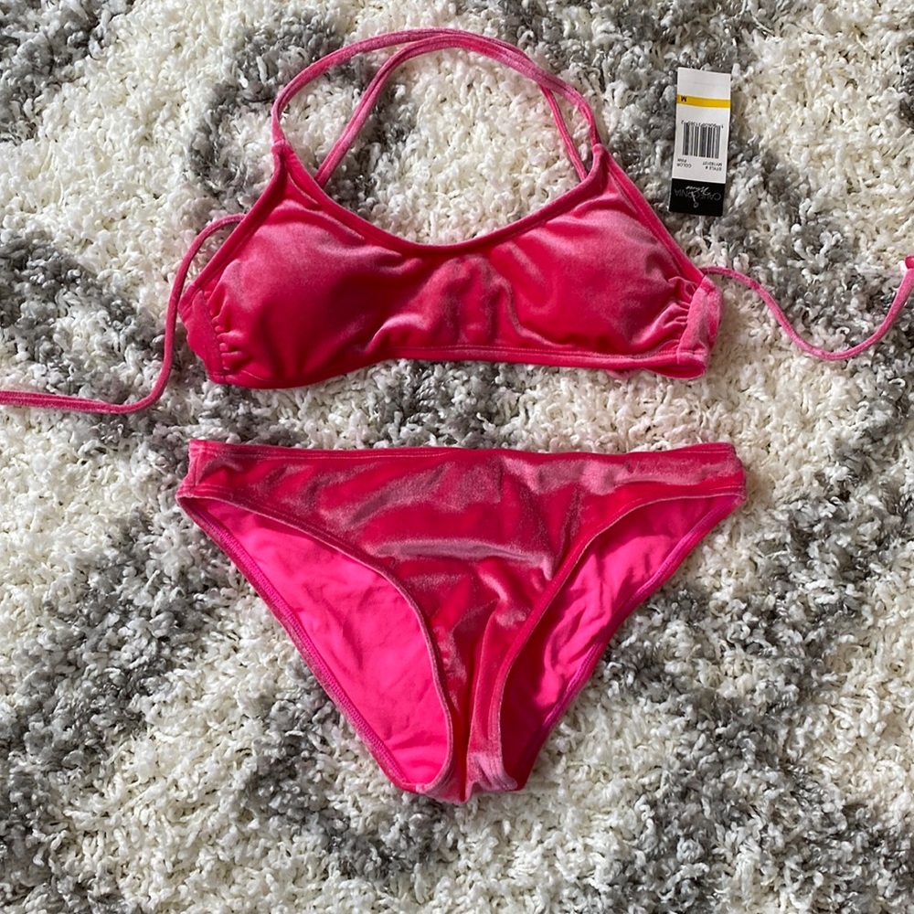 California Waves velvet bikini set